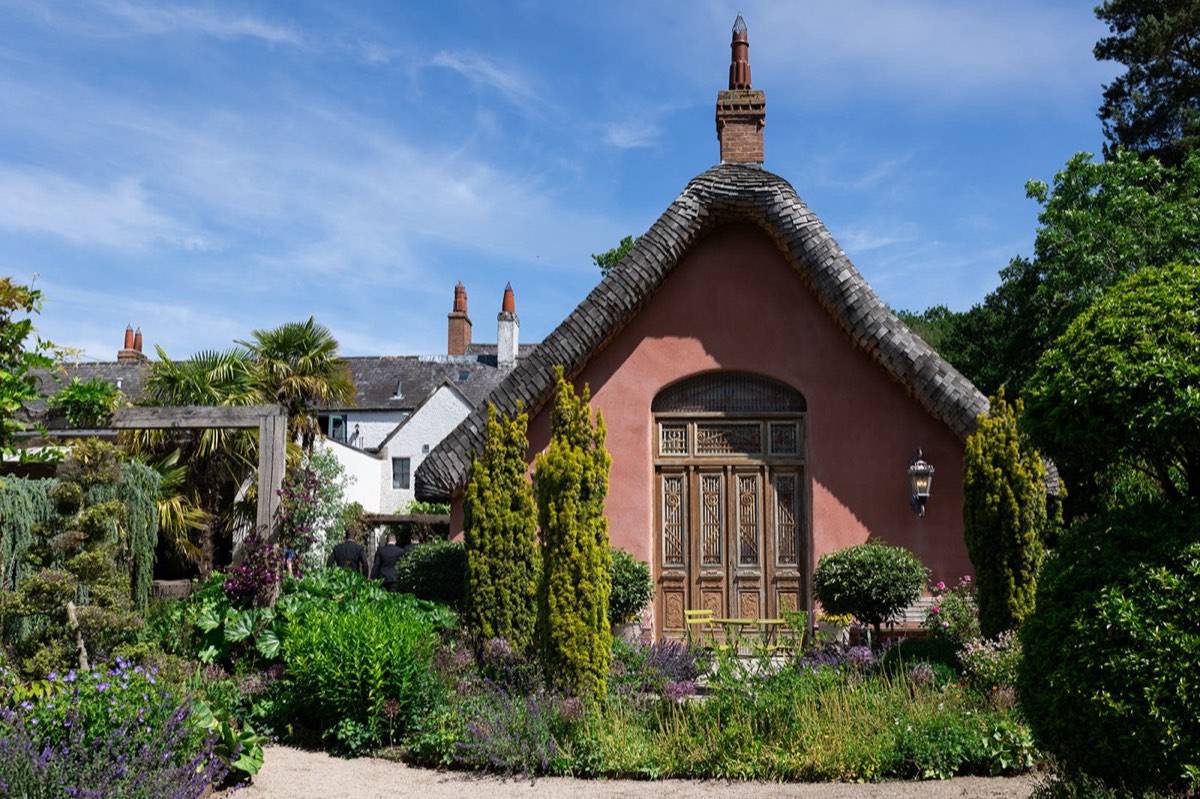The chapel and gardens at Le Petit Château